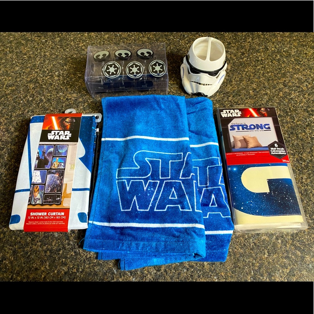 New Star Wars Bathroom Set